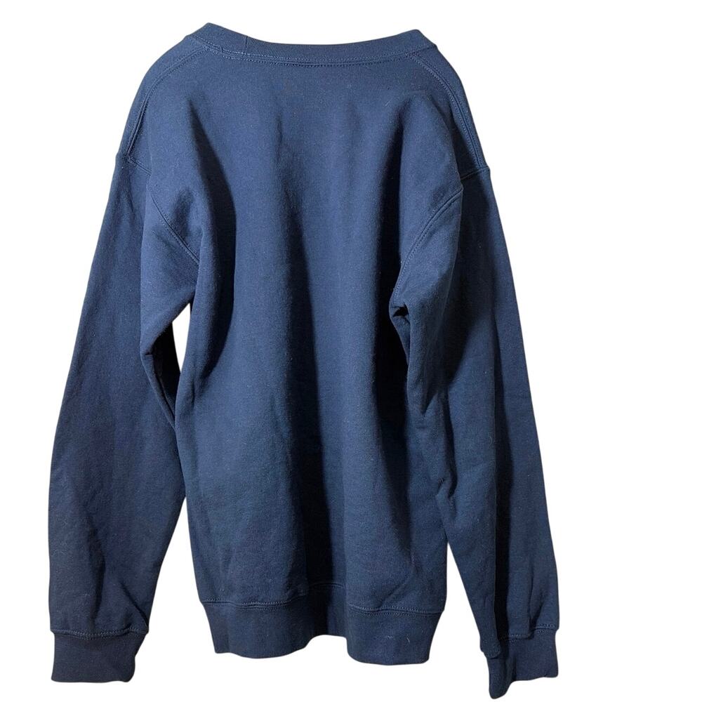 Def Leppard Animal 1987 graphic sweatshirt Navy Blue Size S NWOT - Picture 3 of 3